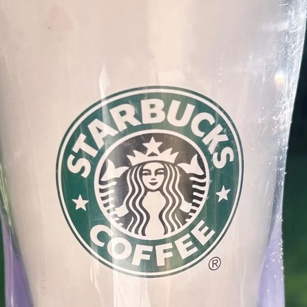 Starbucks Travel Tumbler Vintage 2001 16oz White Y2K Coffee Core Aesthetic Rare